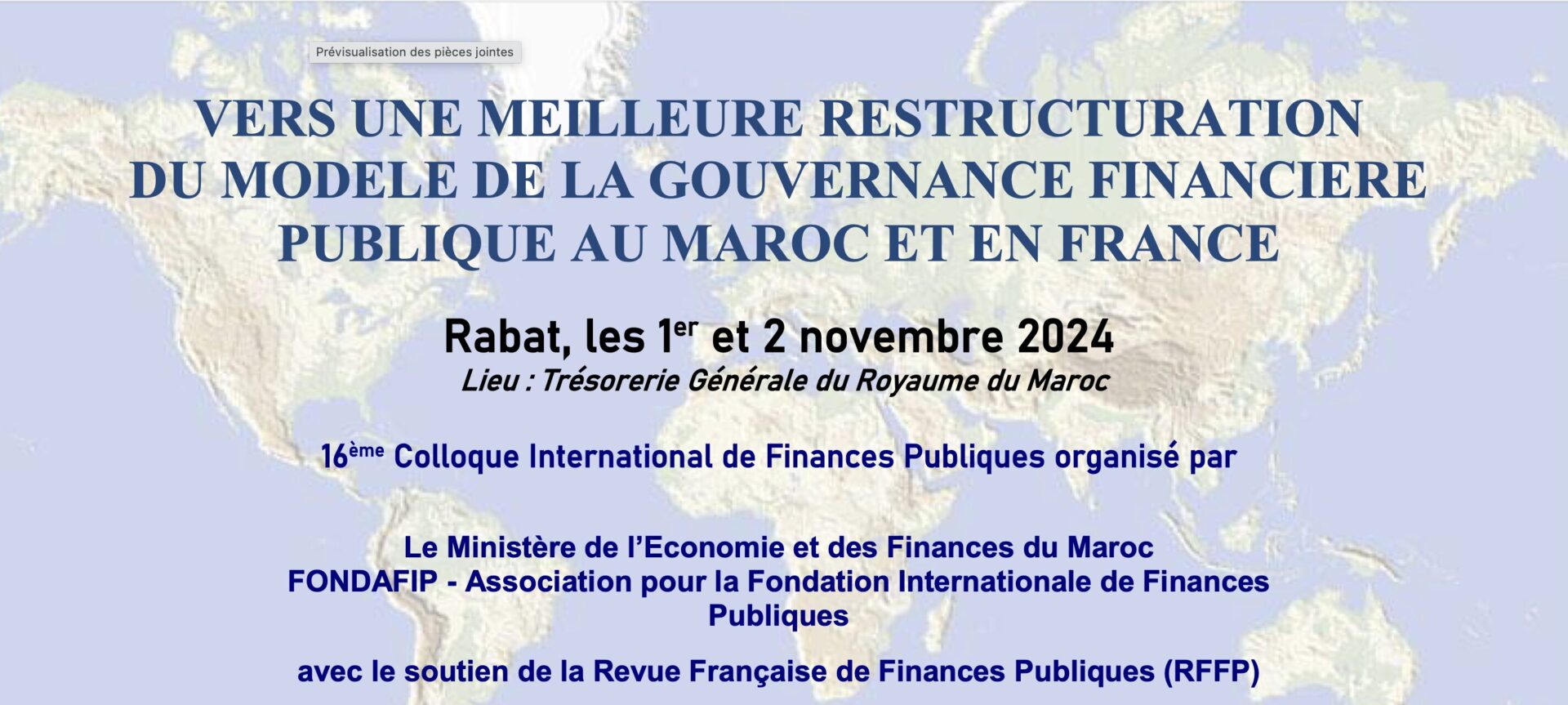Colloque International de Finances Publiques