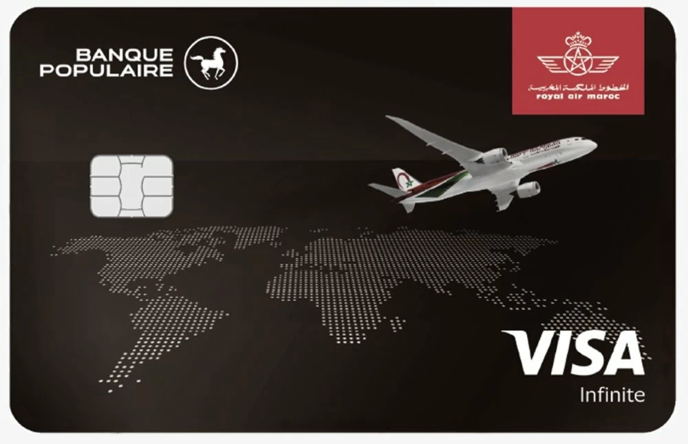 carte Visa Infinite Banque Populaire Royal Air Maroc